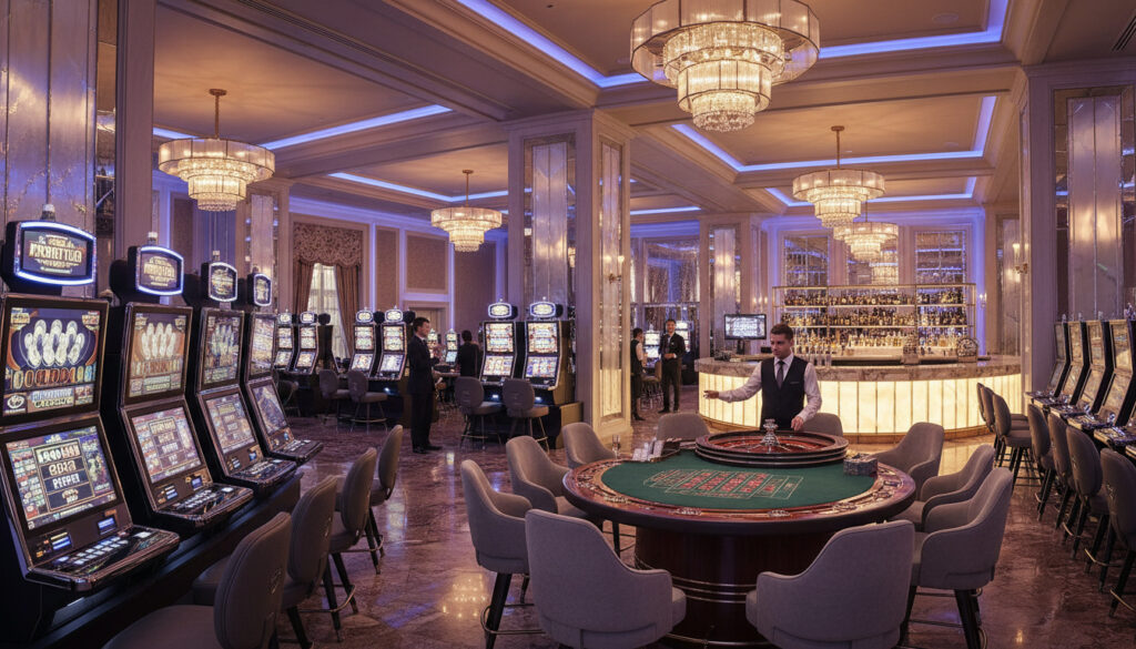 Interface de Magius Casino